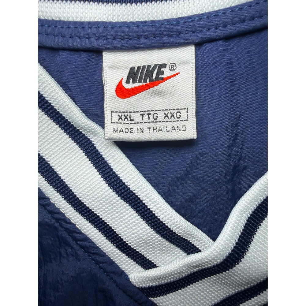 Vintage Nike Pullover Windbreaker Men XXL Navy Blue V-Neck - Picture 2 of 8